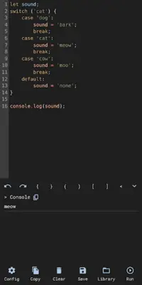 JavaScript Editor android App screenshot 0