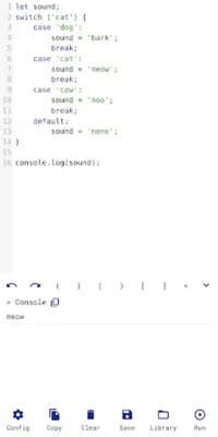 JavaScript Editor android App screenshot 6